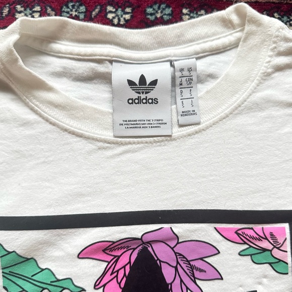 Adidas box logo  Long Sleeve Tee with Graphic Design - Picture 3 of 8